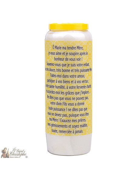 Candele Novene a Spirito Santo modello 1 - Preghiera Francese 