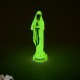 Vierge de Banneux statue fluorescente 10cm