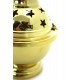 Copper censer carved with star hanging