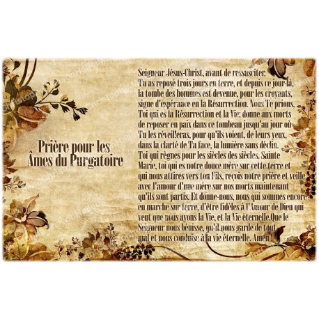 Autocollant bougie de neuvaine avec prière  - 