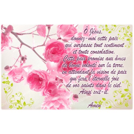 sticker with french prayer - Saint Onofre 2