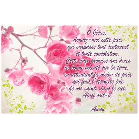 sticker with french prayer - Saint Onofre 2