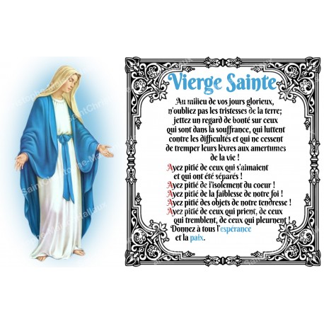 Stikers voor Kaars met gebed op duits frans - 