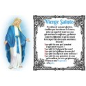 Adesivo per candela votiva con preghiera - Santa Vergine