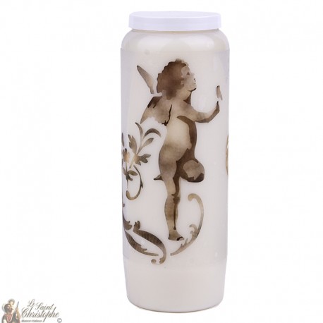 candele decorative con immagine angelo