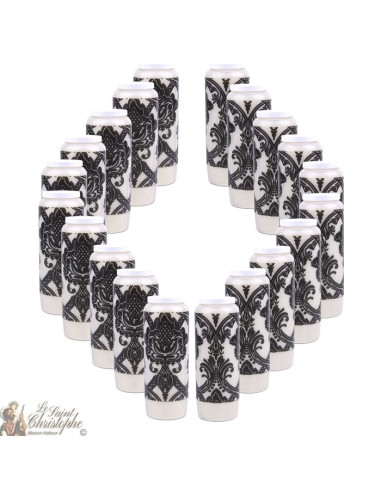 velas decorativas con la imagen del ángel