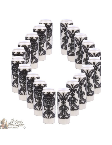 velas decorativas con la imagen del ángel