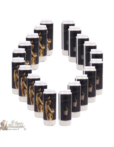Bougies décoratives image tapisserie baroque