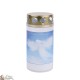 Outdoor candles with Blue Angel - covers - French prayer