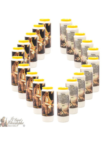 Bougies Neuvaines à Jésus modèle 2 - prière Allemand