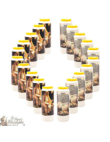 Candles Novenas to  Jesus model 2 – german Prayer