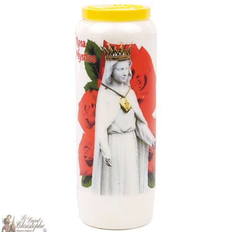 Bougies Neuvaines à notre dame des roses - prière allemand
