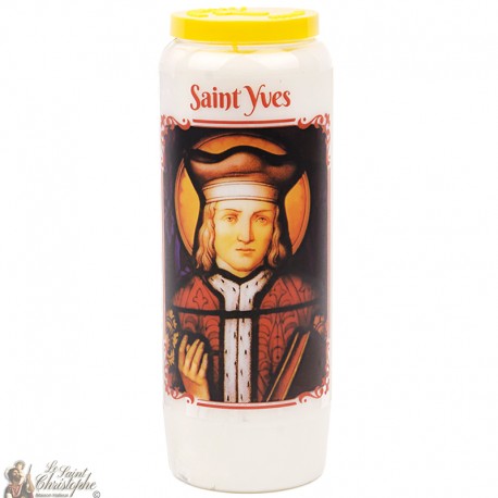 Bougies Neuvaines à Saint Yves - prière français-