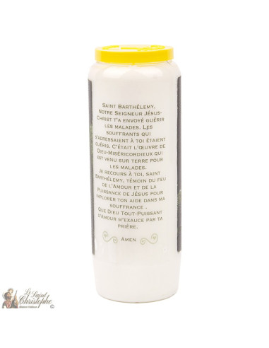 Bougies Neuvaines à Saint Yves - prière français-