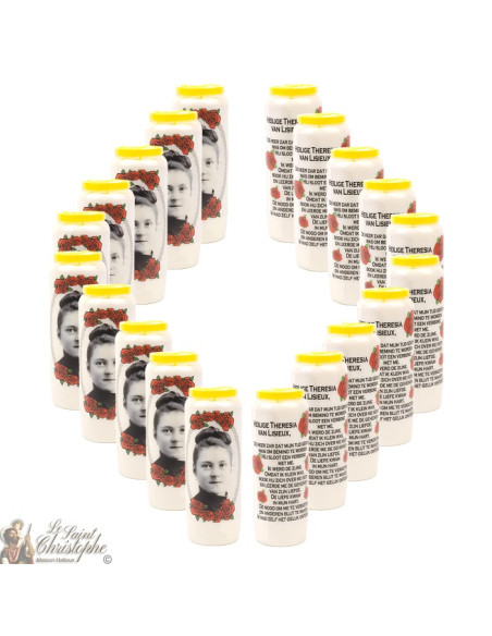 Velas Novena a  - Oración alemán-holandés-Inglés-italiano-francés