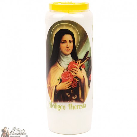 Candles Novenas to  Saint 	Theresa from lisieux –german  Prayer