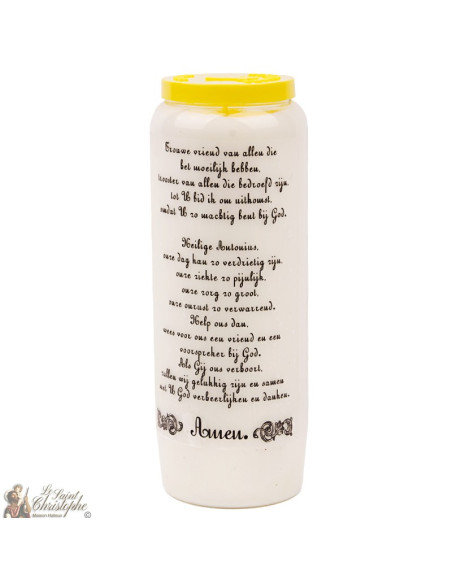 Bougies Neuvaines de  saint antoine - prière allemand