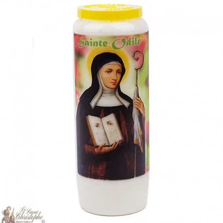 Candles Novenas to saint Odelia – french Prayer