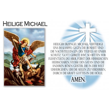 sticker with german  prayer - 