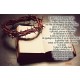 sticker with german  prayer - 