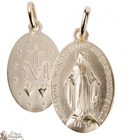 Medal of the Miraculous Virgin - 21mm - gold plated
