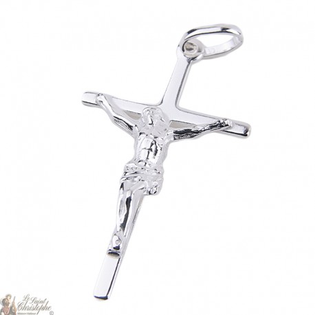 Croix avec corps du Christ - Argent 925 