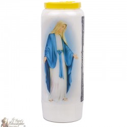 Bougies Neuvaines à la Vierge Sainte  - prière français