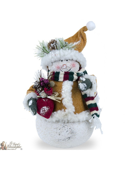 Bonhomme de neige - g - rouge