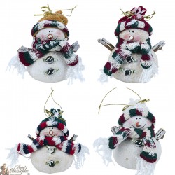  Abhängungen snowmen Kleine Größe - 120 Stück
