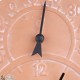 Uhr und Thermometer Terracotta