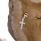 Crystal Cross -charm in 925 Silver