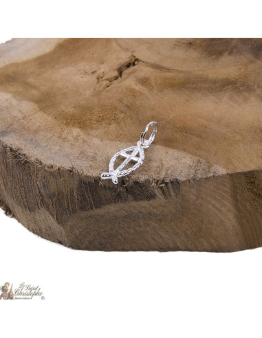 Poisson Croix - charm Argent 925