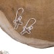 Boucles d'oreilles Croix Swarovski - Argent 925