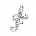 Hanger Letter F - Crystal
