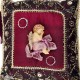 Coussin Ange endormi - 20 cm 