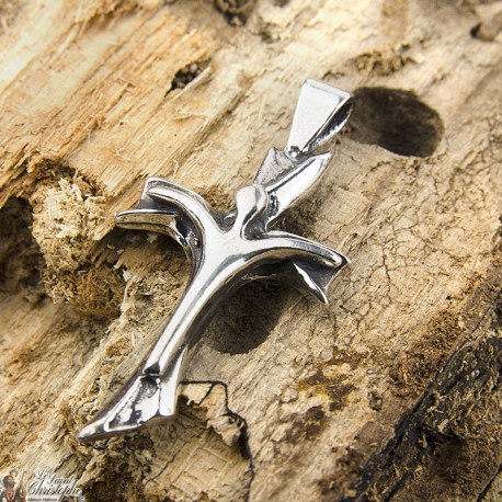 Croix Christ Pendentif - Argent 925