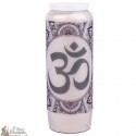 Decorative candles Aum symbol