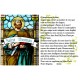 Autocollant bougie de neuvaine avec prière français  - Saint Mathieu