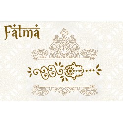 Autocollant décoratif - bougie de neuvaine   -  La main de fatma