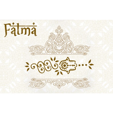 decorative sticker  - novena candle - Aum symbol