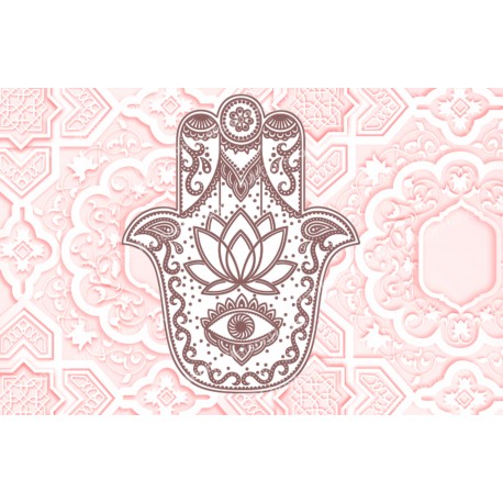 decoratieve Stikers voor Noveen Kaars  - hand van Fatma