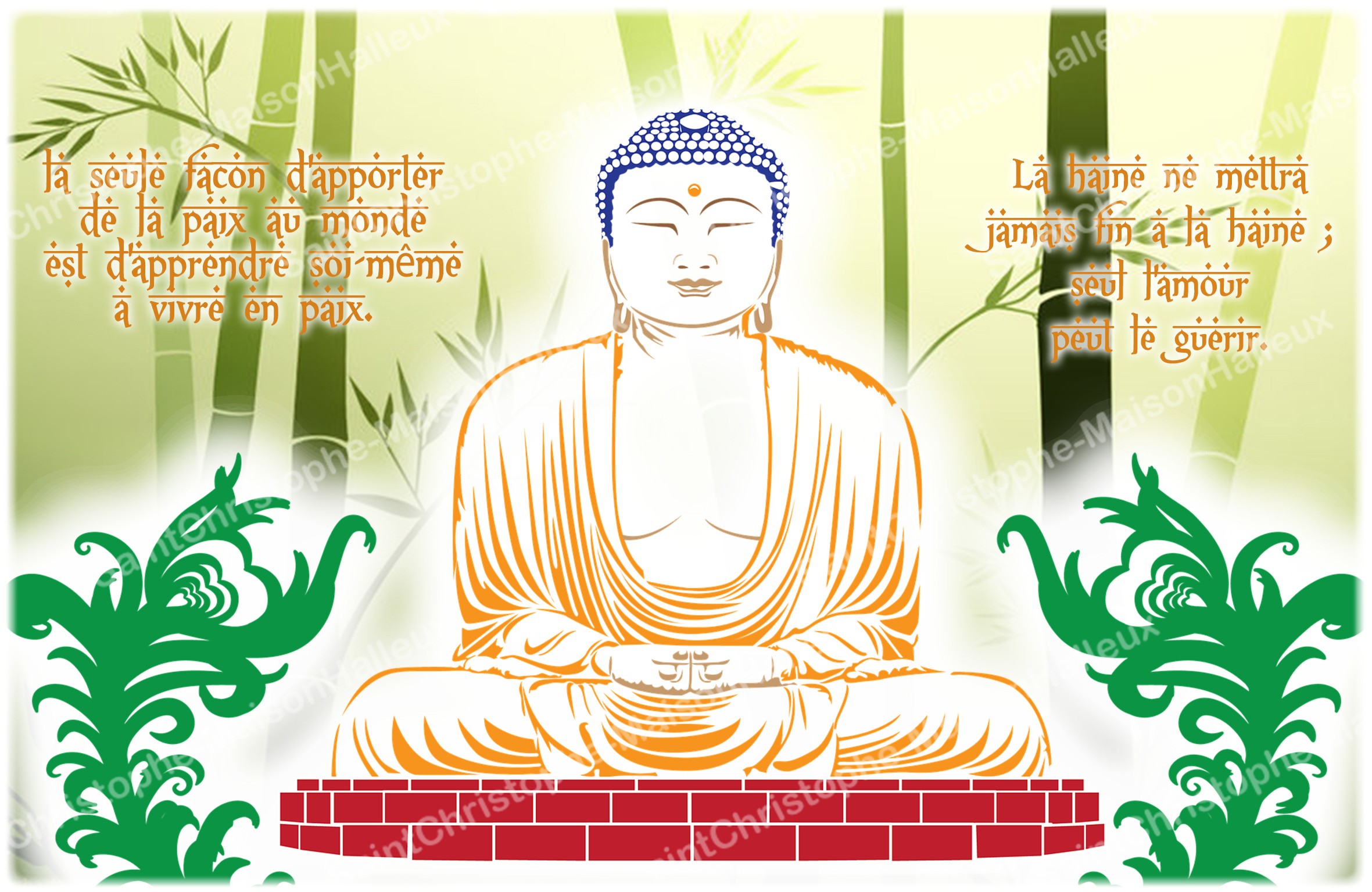 Gratuit Images Decorative Sticker For Novena Candle With Citation In French dernière salutations