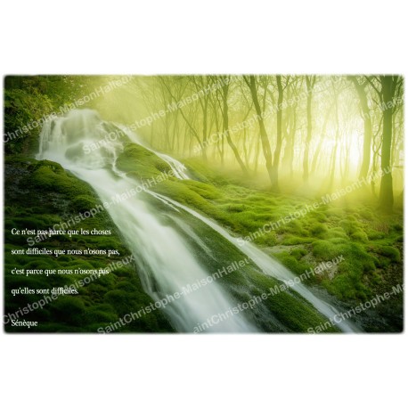 Pegatina decorativo  vela novena con la citación en francés - felicidad modelo 3