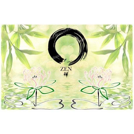 decorative sticker  - novena candle - Aum symbol
