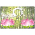Decoratieve sticker voor noveenkaars - Zen-symbool 2