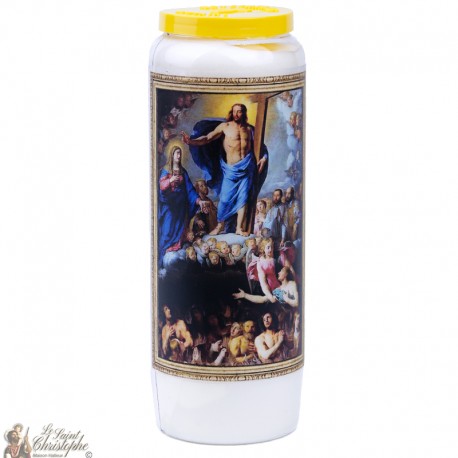 Candles Novenas for the souls of purgatory  model 2 – french  Prayer