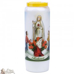 Velas Novena a Nuestra Señora Fatima modelo 2 - Oración alemán