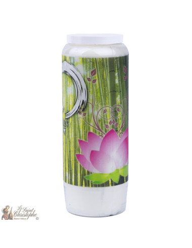 decoratieve kaarsen met een citaat in het Frans - zen model 2
