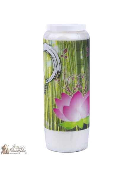 decoratieve kaarsen met een citaat in het Frans - zen model 2
