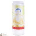 candele decorative  con la citazione in francese - Buddha Modello 2